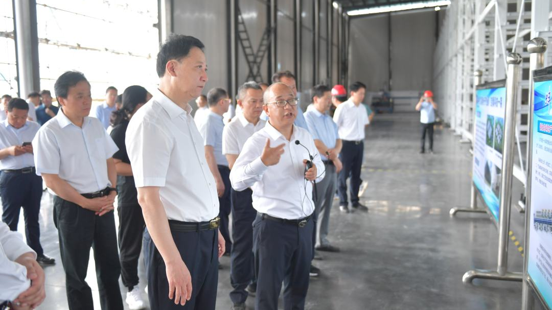 蚌埠市委书记率队莅临安徽宝馨智能制造产业园调研指导